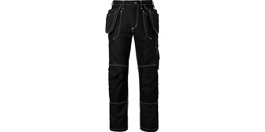 2515 Lange werkbroek, unisex, zwart, 54