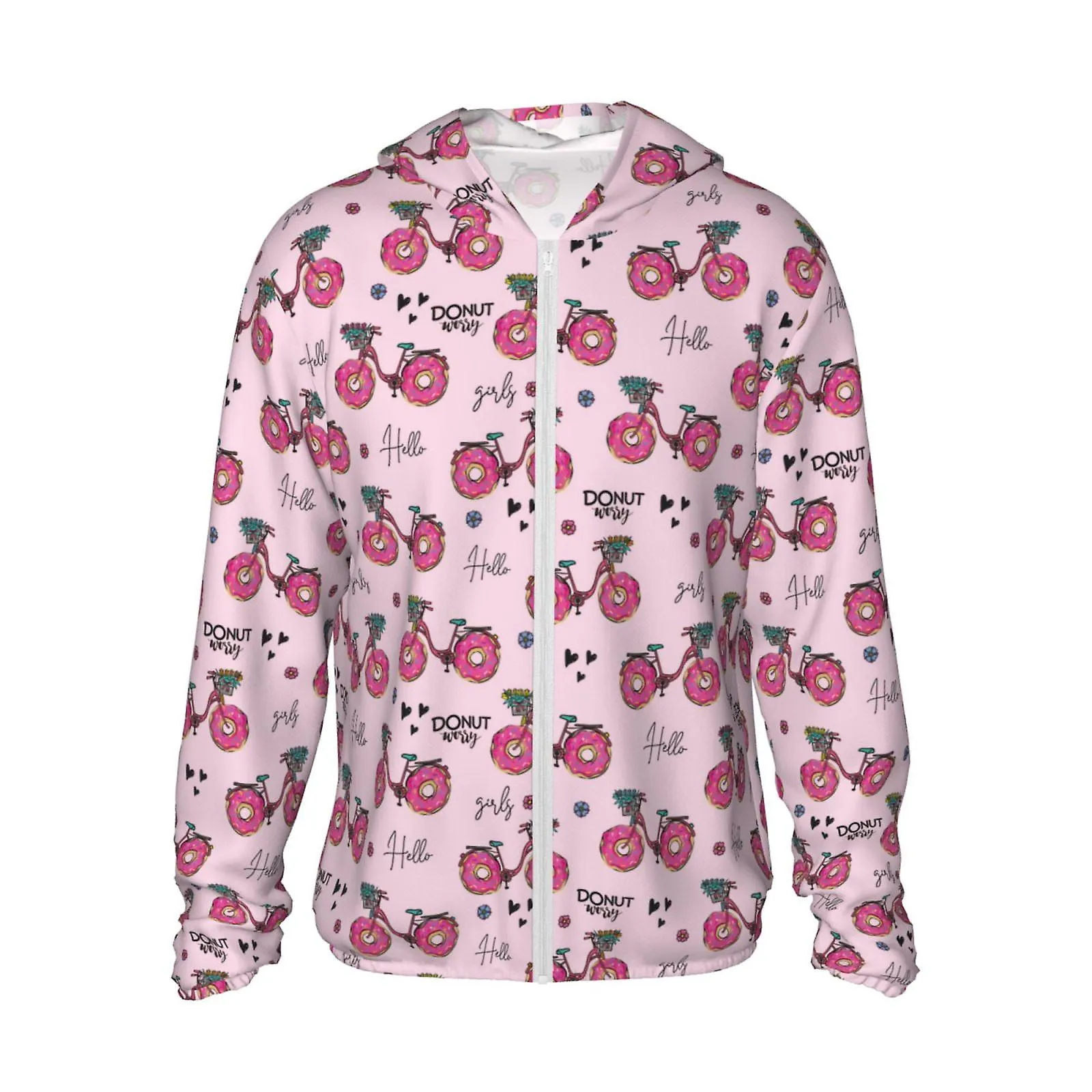Blauwe en witte vierkanten UPF 50+ Zonwerende kleding met lange mouwen, visshirt Lange mouwrits kl2305