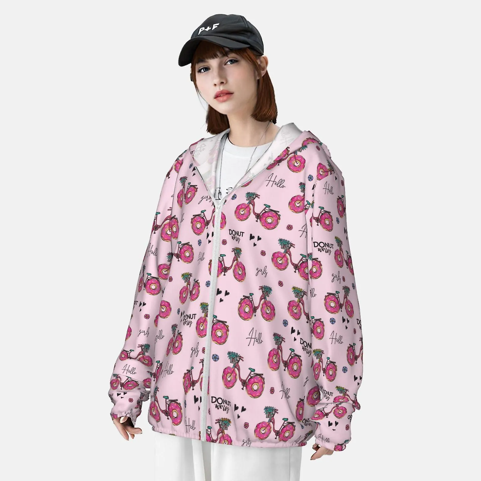 Blauwe en witte vierkanten UPF 50+ Zonwerende kleding met lange mouwen, visshirt Lange mouwrits kl2305