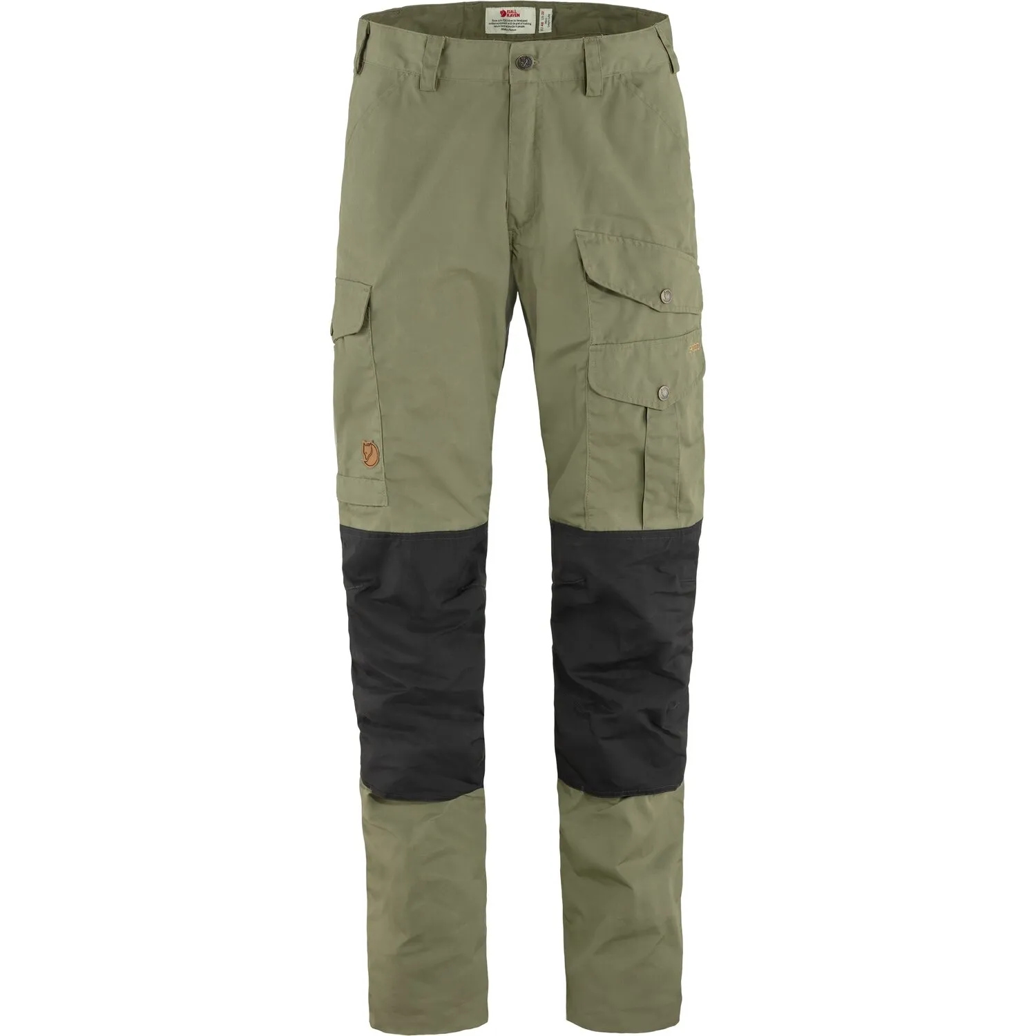 Broek Fjallraven Men Barents Pro Trousers Green-Dark Grey
