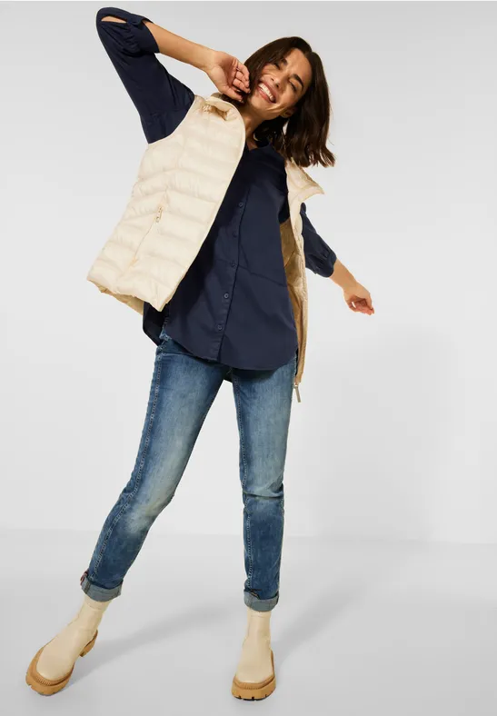 CECIL Lange blouse van lyocell