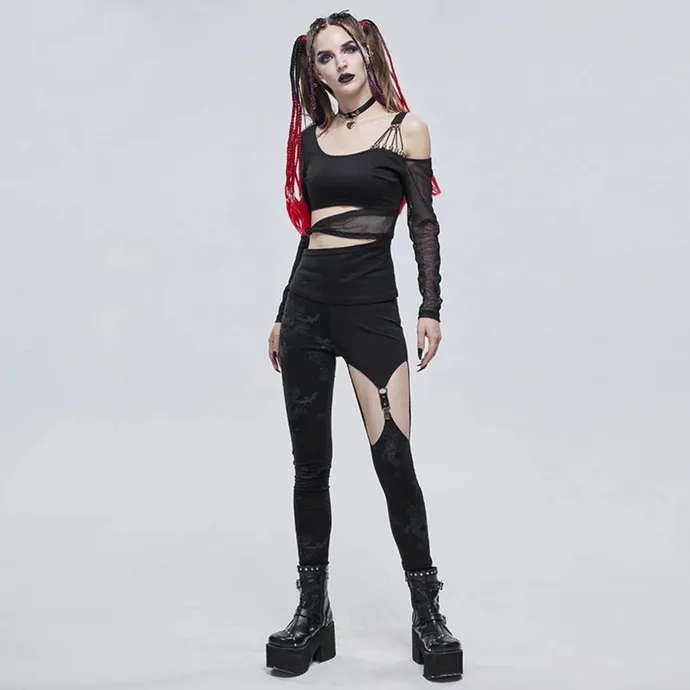 dames t-shirt lange mouw DEVIL FASHION