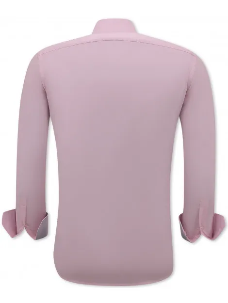Gentile Bellini Overhemden lange mouw effen slim fit