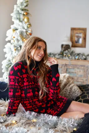 ibzmode Lange Trui X-Mas Zwart