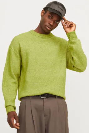   Jack & Jones  Ollie Knit Crew Neck Lima Bean Green