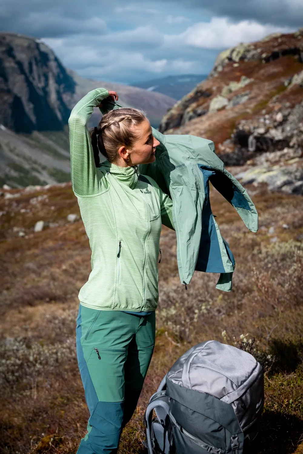Jas Bergans Women Rabot V2 3L Jade Green