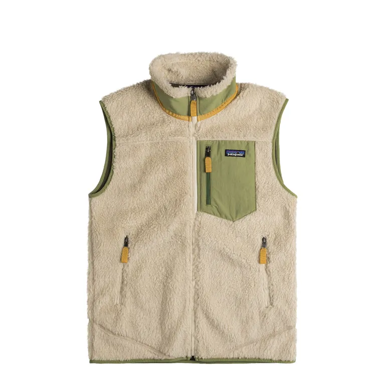 Patagonia Classic Retro-X Vest Dark Natural White / Buckhorn Green