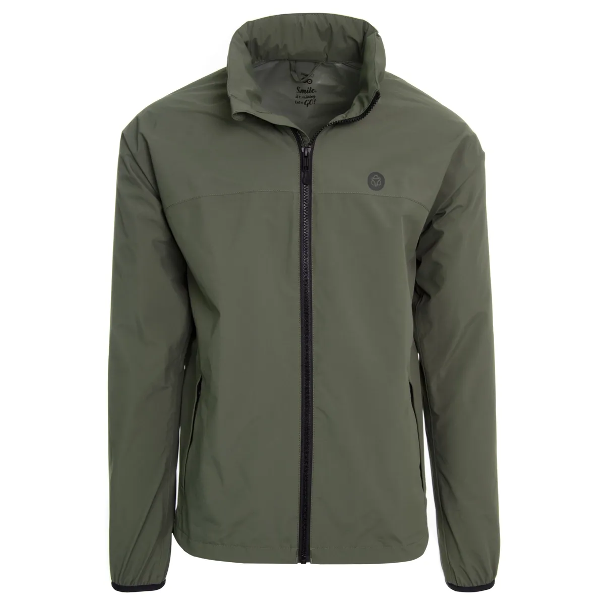 Regenjas AGU Unisex Go Jacket Army Green