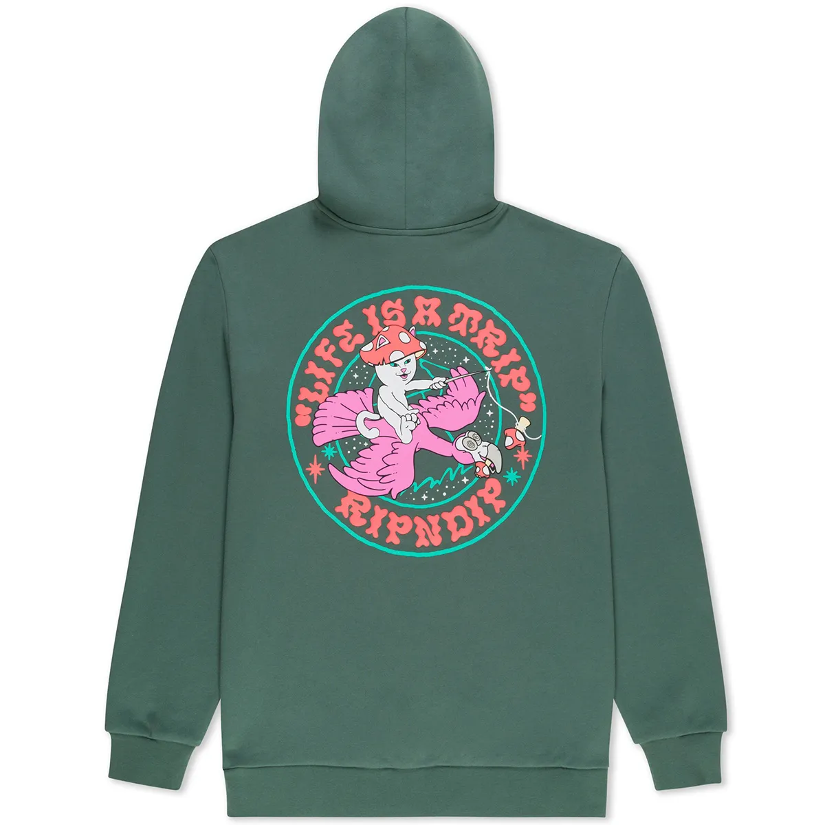 RipnDip Take A Trip Hooded Sweater Alpine Green