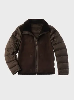 Ten C Shearling Nylon Liner Green Lizard 